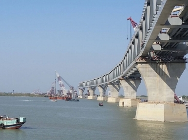 Another span of Padma Setu installed 